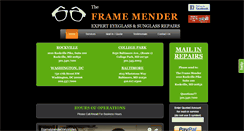 Desktop Screenshot of framemender.com